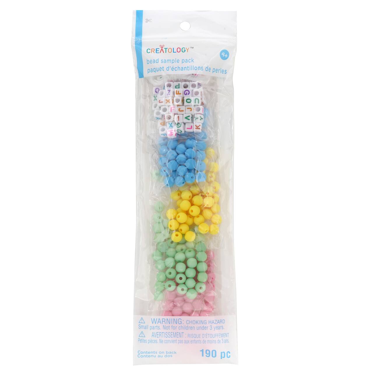 12 Packs: 190 ct. (2,280 total) Pastel Bead Assortment Sample Pack by Creatology™